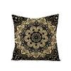 Богемный стиль мандала Полиэстеровая наволочка Квадратная наволочка для диванной подушки Дом