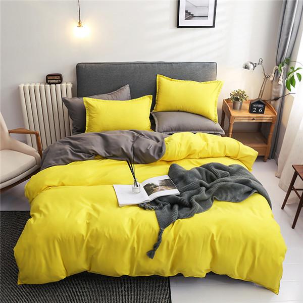 Bed Linens Bedding Sets Nordic Style Duvet Cover Set Quilt Cover and Pillowcase Double Sided Queen King Size