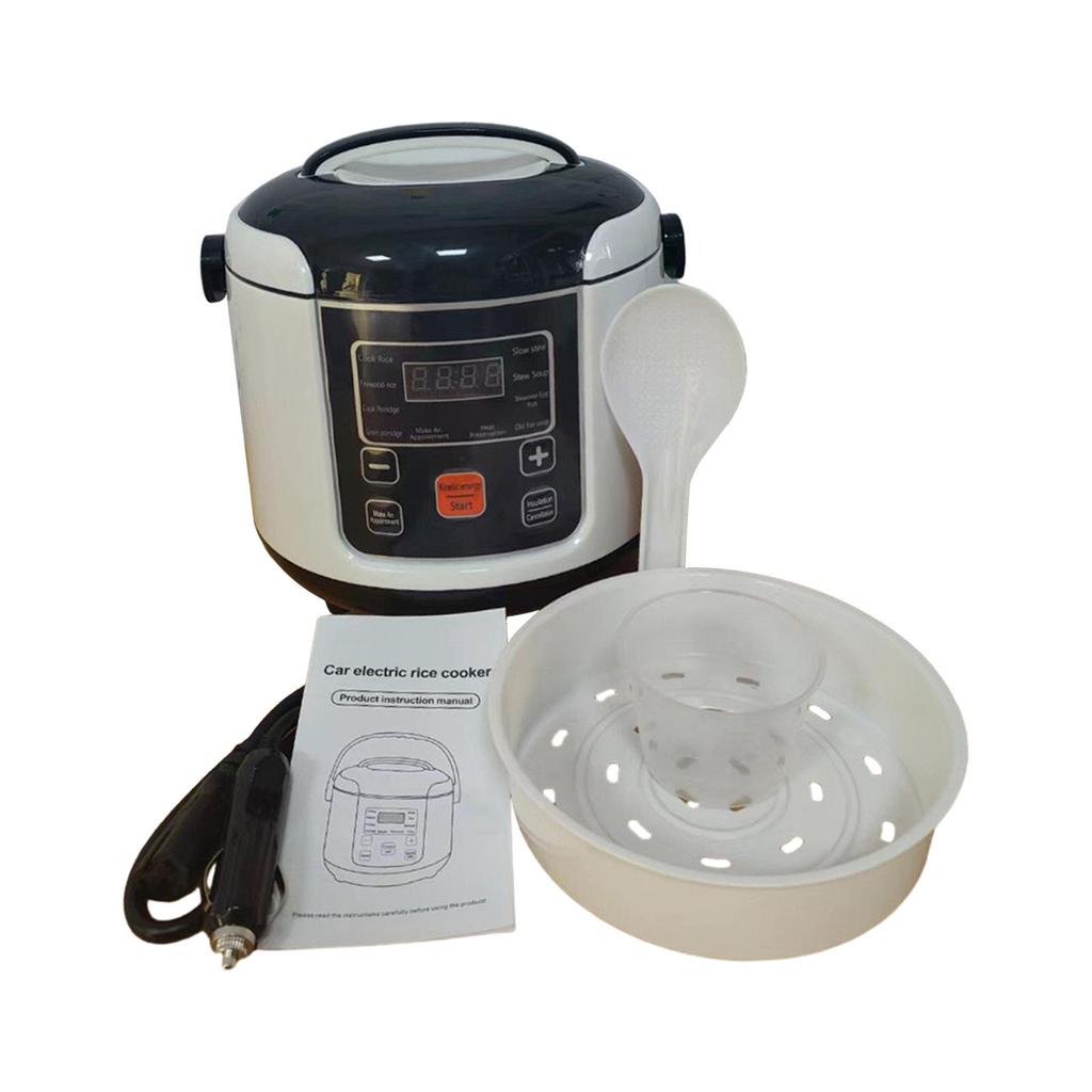 Electric Rice Cooker, Rice Cooker for Car, Mini Porridge, Automatic,