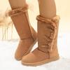 Fashion 2025 Autumn/Winter Women's Fashionable Thickened Warm Cotton Shoes Thick Bottomed Snow Cotton Boots for Women
