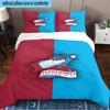 3PCS Scun-thorpe Football Crest Bedding Set,Including 1pc Duvet Cover And 2pcs Pillowcases Perfect for Bedroom, Dormitory, Fan Christmas gift