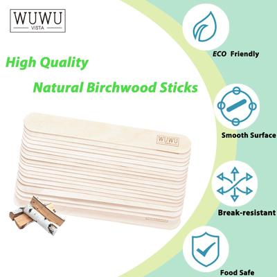 Одноразовая деревянная палочка для удаления волос, шпатель для воска, использование для депиляции, шпатели для языка, татуировки