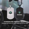 BAUS3 Car Interior Rearview Mirror Pendant Pendant Decorative Accessories For Skoda octavia a5 a4 mk1 2 fabia superb rapid mk3 yeti