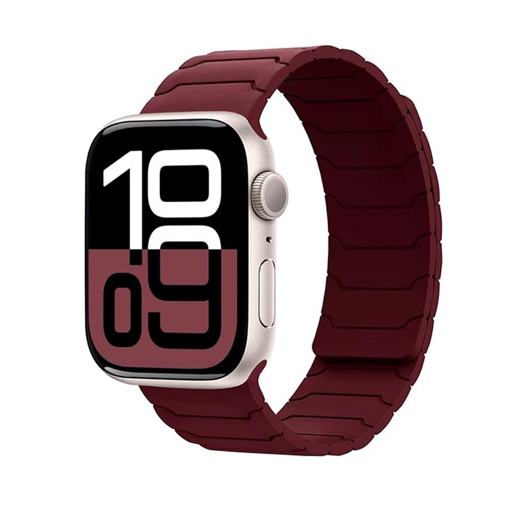Магнитные ремешки для Apple Watch 11 Ремешок 46мм 42мм 45мм 44мм 40 41 Звеньевой браслет ремешок IWatch Серии SE 10 9 8 7 6 5 Ultra3 49мм