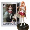 16см Аниме Sword Art Online Асуна Фигурка Рыцари Кровавой Лиги Поза для рисования Модель Игрушка Коллекция Подарок Фигурка Действия ПВХ Кукла