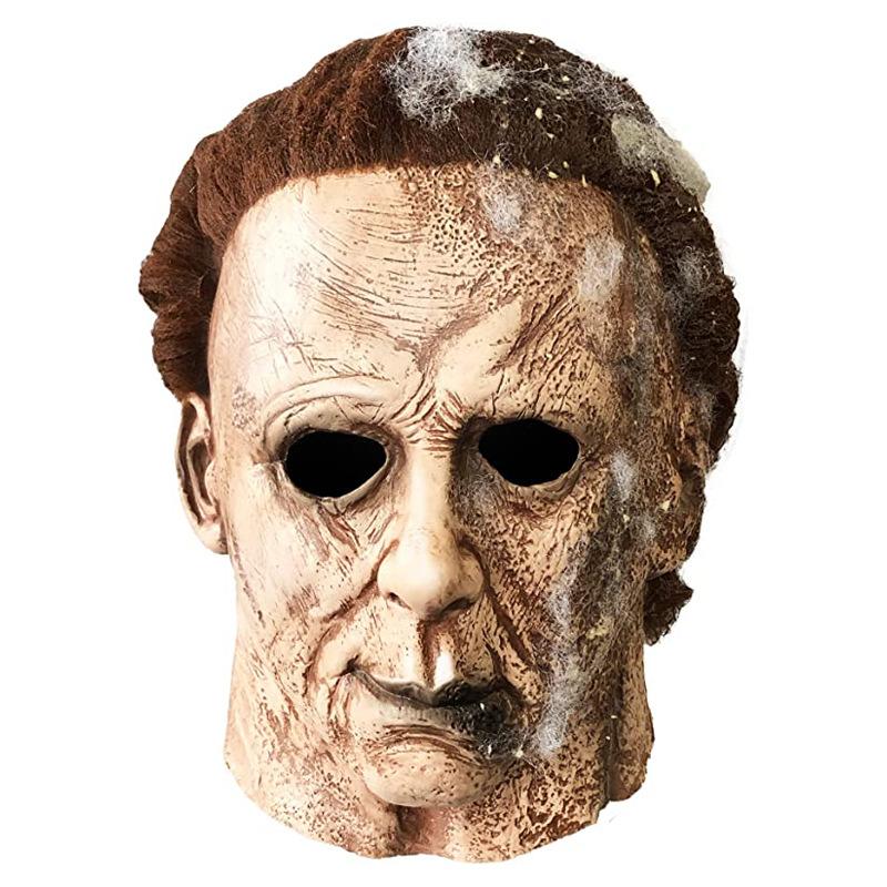 Miles was terrified by the moonlight Halloween McMeel Horror Latex Mask