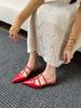 Мода Модные женские тапочки-слайды на тонком низком каблуке, черные, белые, красные, летние, наружные, мюли, туфли-слайды, модные тапочки-слайды 35-40