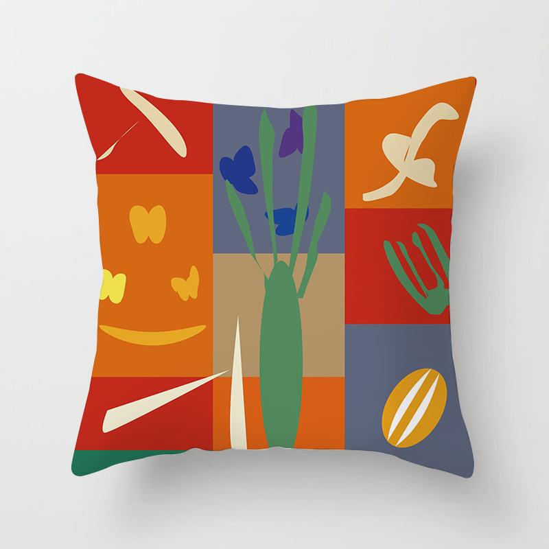 New Abstract Painting Pillowcase Matisse Series Pillows Sofa Car Cushion Pillowcase