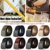 Men's Lengthen Metal-free Security Check for Fat Man Nylon Waist Belt Web Belt Waistband