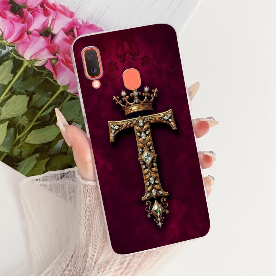 For Samsung Galaxy A20e Case SM-A202F Cute Crown Letters Cover Soft Slim Phone Case For Samsung A20 A 20e 20 s Galaxy A20s Shell