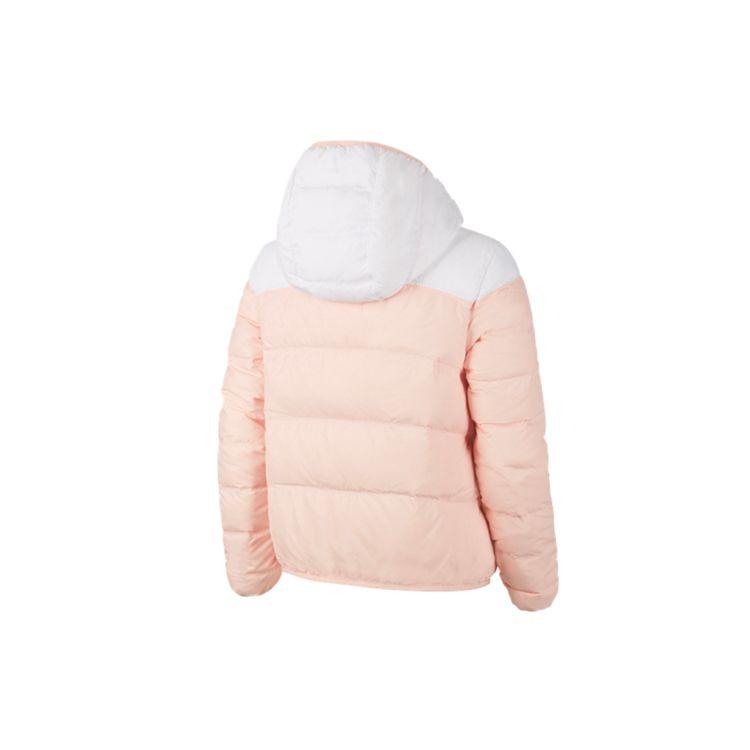 Nike Nsw Down Fill Reverse Hooded Outdoor Quilted Lightweight Down Jacket Winter Women Jacket Echo-Pink CU0283-100