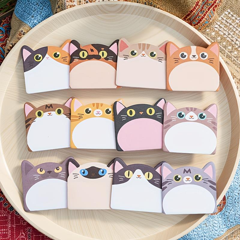 240 Sheets Cute Animal Sticky Notes Cartoon Self Adhesive Memo Pad Shaped Bookmark Markers For Kids Students