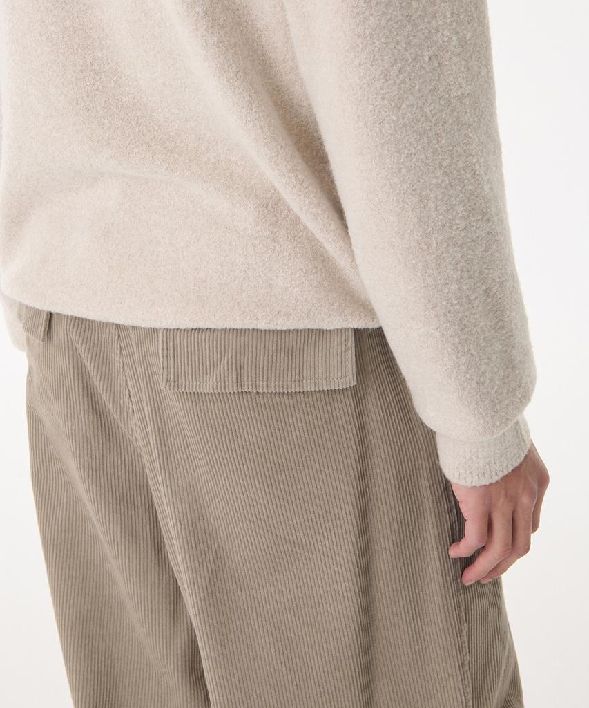 MUSINSA STANDARD Corduroy Parachute Pants [Light Beige]