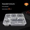 Disposable 5-Compartment Microwaveable Meal Prep Containers