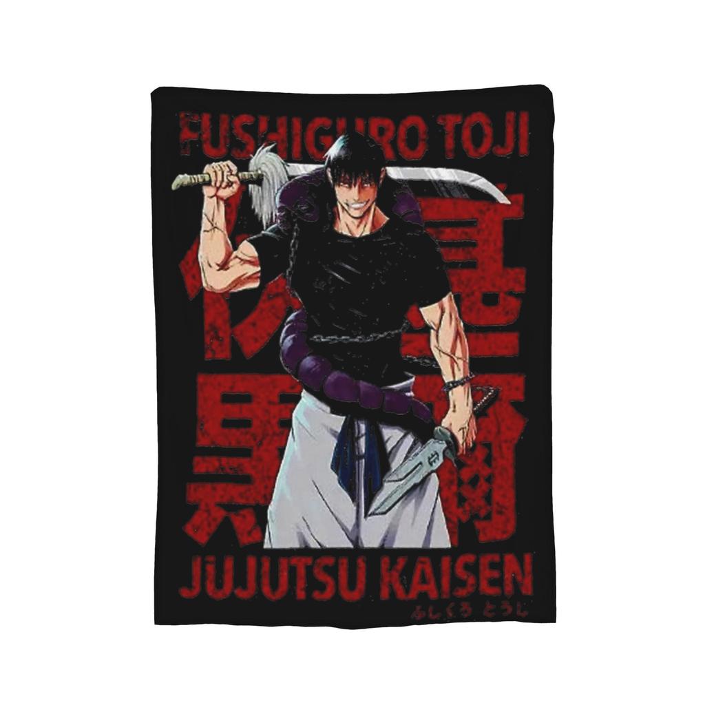 Jujutsu Kaisen Blankets Fleece Summer Air Conditioning Multi-function Lightweight Thin Throw Blanket Bedding Throws