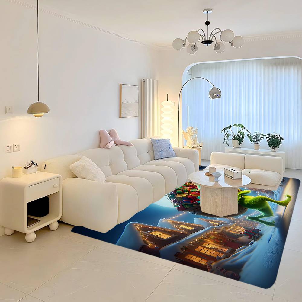 Cartoon THE G-GRINCHS Entrance Door Mat Washable Non-Slip Living Room Sofa Chairs Area Mat Kitchen Welcome Doormat