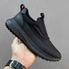 Luxury 2024 New Black Series Casual Shoes for Men's Low Top Comfortable Soft Running and Sports Shoes Zapatillas Deportivas