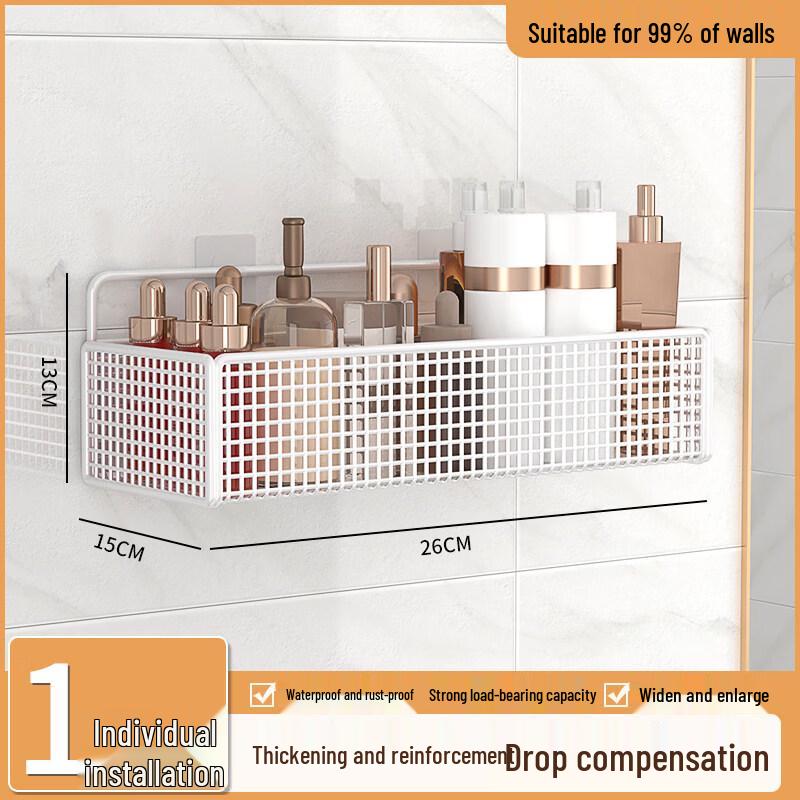 Полка для ванной комнаты LIEI на присосках, не требующая сверления