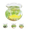 4pcs 1:12 Scale Miniature Glass Goldfish Bowl DIY Fish Bowl Glass Fish Tank Dollhouse