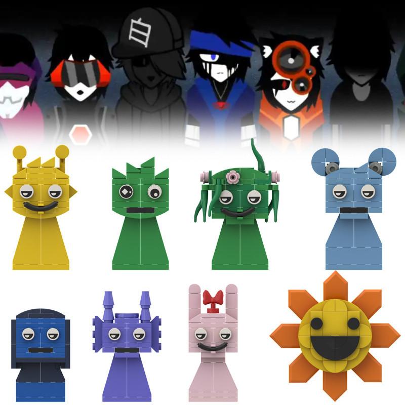 Building Incredibox Sprunki Blocks Set Construction Educational Toy Game Diy