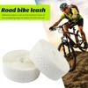 Bicycle Handlebar Tape Faux Leather Self-adhesive Anti-slip Shockproof Sweat Absorption Bike Handle Wrap Straps