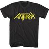 Anthrax Band Logo Men's T Shirt Thrash Heavy Metal Album Concert Tour Merch