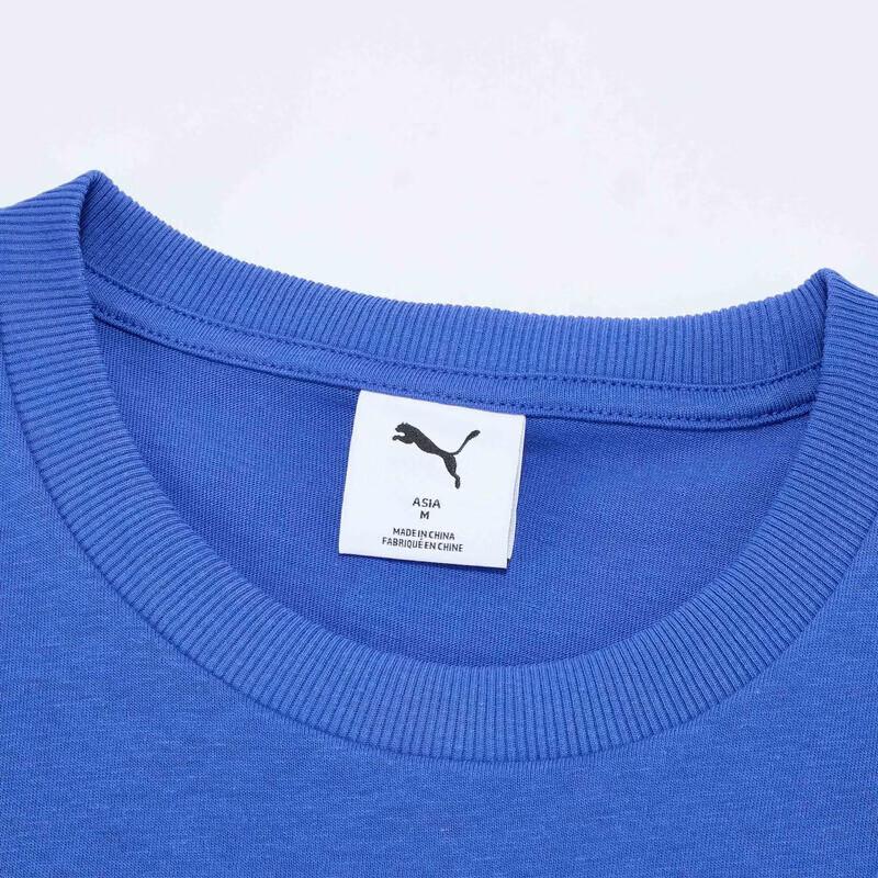 Puma Унисекс Ретро Хлопковая Футболка с Коротким Рукавом