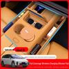 Центральная консоль Li Auto i6 с беспроводной зарядкой, силиконовая подставка с карманом для защиты бутылки с водой