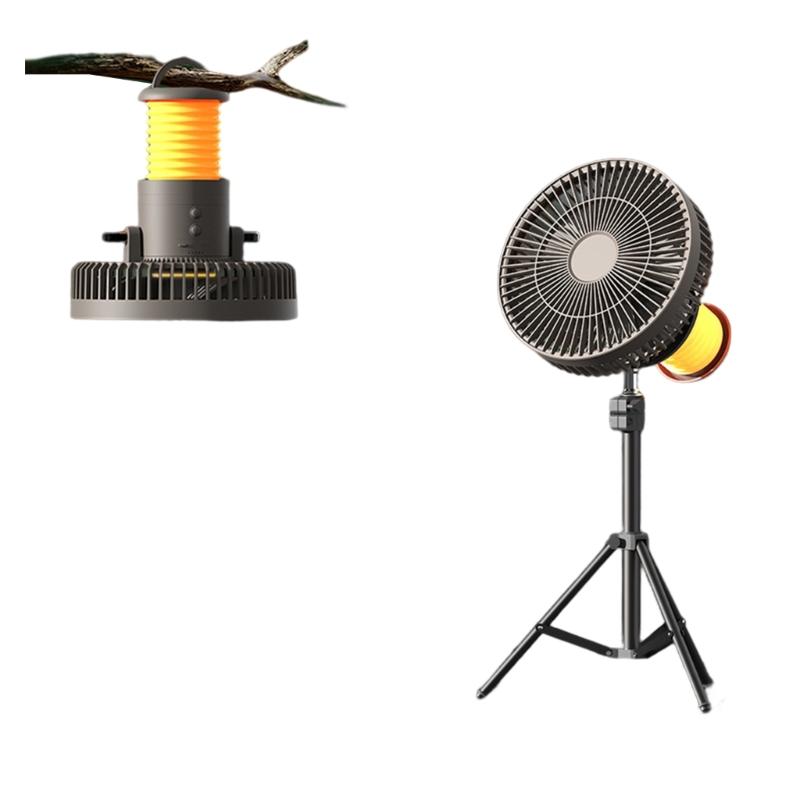 8000mAh Кемпинговый вентилятор Перезаряжаемый настольный портативный циркулятор Потолочный электрический