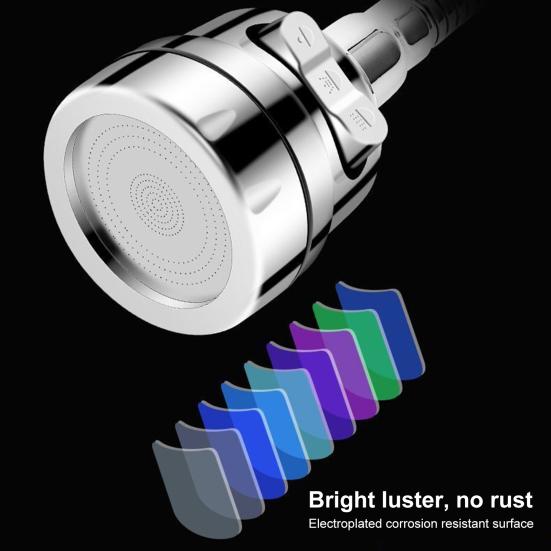 Удлинитель для смесителя Yousheng, вращающийся на 360 градусов, поворотный распылитель с 3 скоростями потока воды, поворотная головка для смесителя, насадка для смесителя