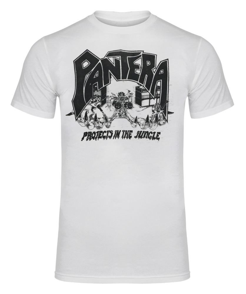 Белая двусторонняя футболка унисекс Pantera Heavy Metal Rules Tour 1985 года