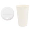 Vidaxl Papierowe Kubki Z Pokrywkami, 1000 Szt., 16Oz, 400Ml
