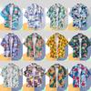 Men's 2022 Hong Kong Style Vintage Floral Hawaiian Shirt - Handsome Short-Sleeved Retro Jacket