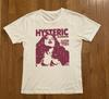 Футболка Hysteric Glamour в стиле ретро 90-х, переиздание, угольного цвета, для мужчин и женщин, графическая футболка Y2k с коротким рукавом, унисекс, мужская, женская, летняя