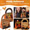 Пакет для конфет на Хэллоуин, подарок для вечеринки, 5 шт., нетканый тоут для Хэллоуина, подарочный пакет для детей, пакет для угощений, многоразовый пакет для конфет, принадлежности для вечеринки на Хэллоуин