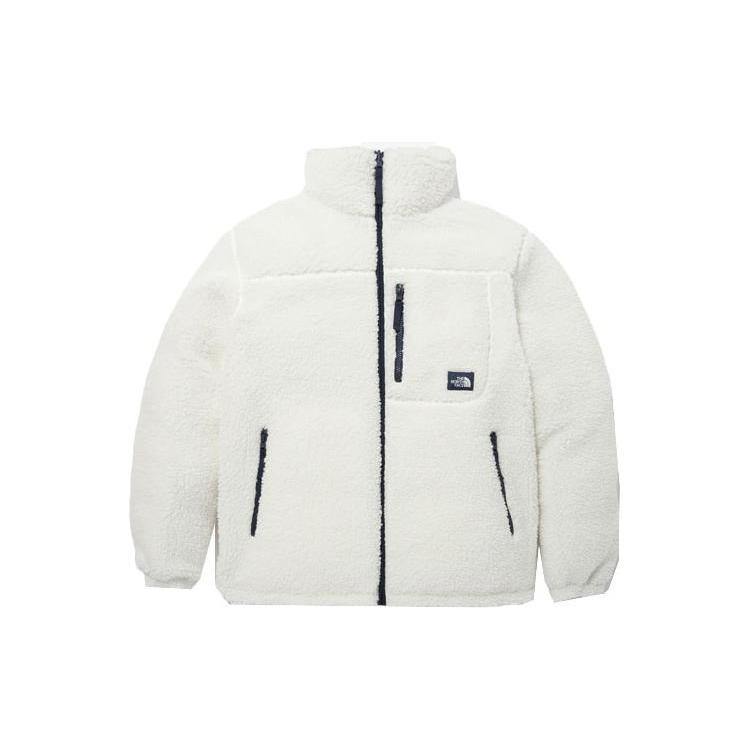 THE NORTH FACE Down Jackets Unisex Blue/White Stand Collar Thickened Other NJ1DN77B