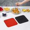 Подушечки для фритюрницы Многоразовые силиконовые формы Детали для аэрогриля Антипригарное покрытие для пароварки Круглая квадратная тарелка для хрустящей корочки Коврик для выпечки Кухонный аксессуар