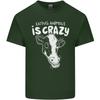 Eating Animals Is Crazy Vegetarian Vegan Unisexs Light Cotton TShirt