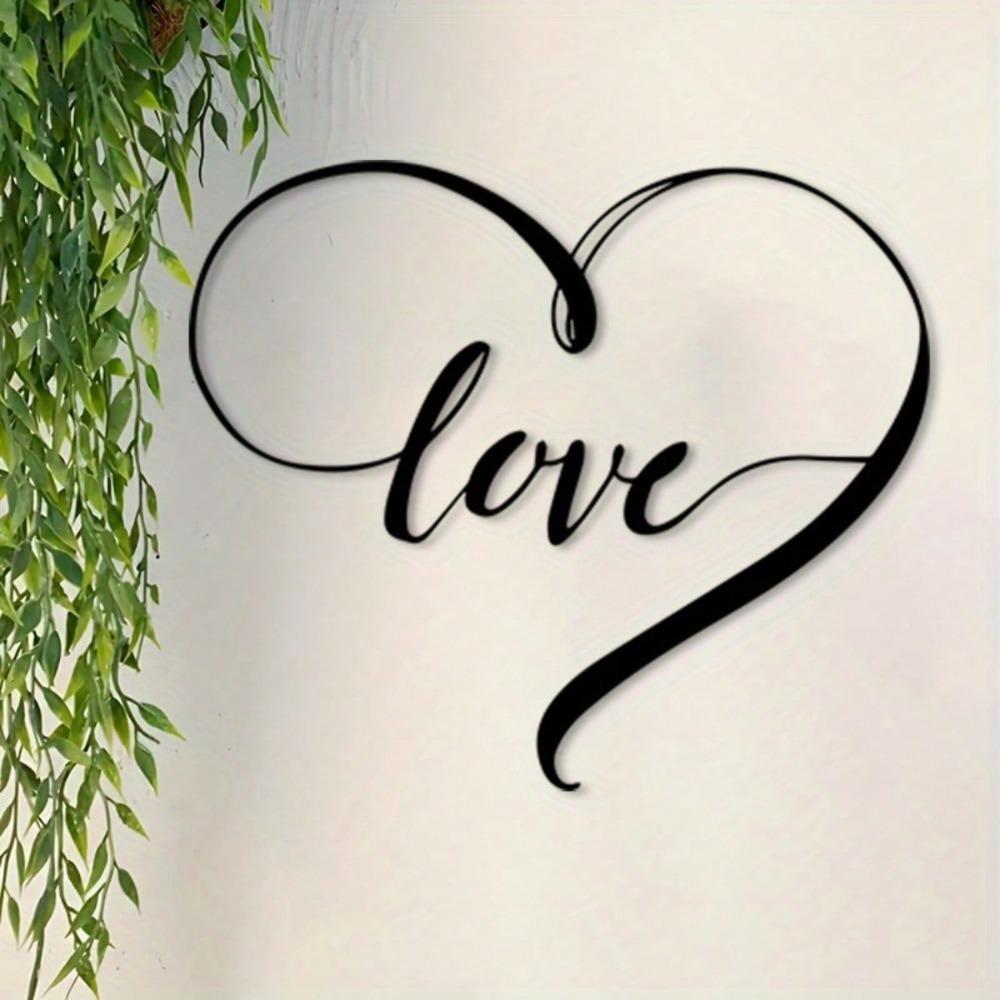 Iron Wall Art Modern Home Decor Metal Wall Sculpture Living Room Foyer Gift Birthday Present