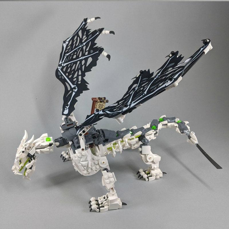 Скелет Волшебник Дракон Фильм Модель Строительный Блок Кирпичи Совместимы С Детскими Игрушки Рождественские Подарки