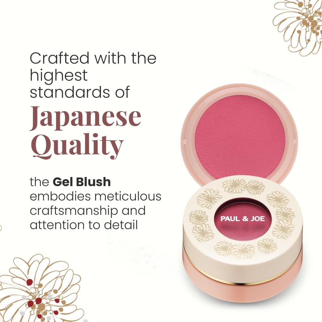 Paul Joe Gel Blush Raspberry Coulis & #04