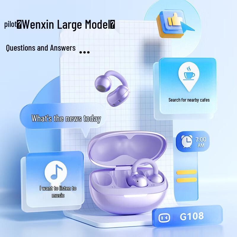 Беспроводные наушники-клипсы XiaoDu G108 AI Smart ANC