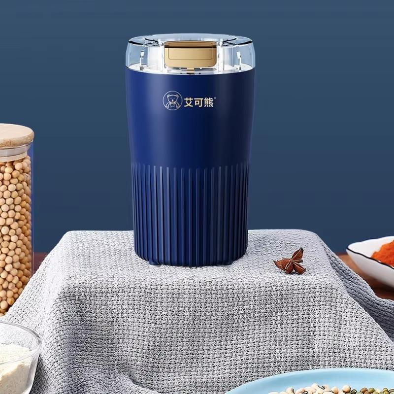 Электрическая мельница 1 шт., небольшая бытовая мельница для измельчения кофейных зерен, перца, зерен, вертикальная портативная измельчитель для еды на вынос