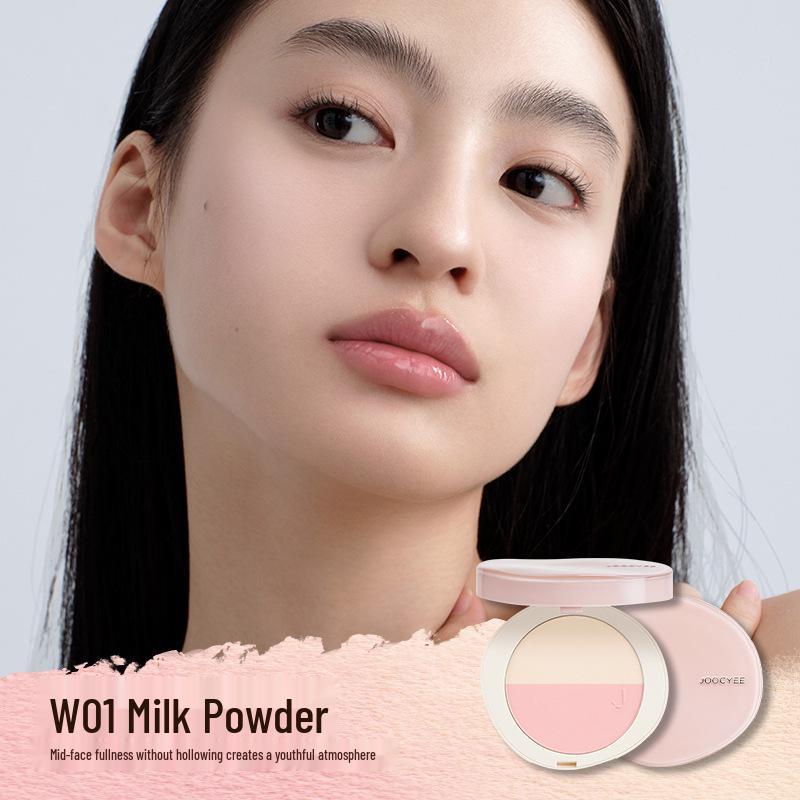 Joocyee Yeast Jewel Collab: Двухцветный хайлайтер и матирующая пудра-румяна для контроля жирности.