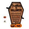 Halloween Countdown Decoration Pumpkin Bat Ghost Calendar Halloween DIY Moving Wooden Block