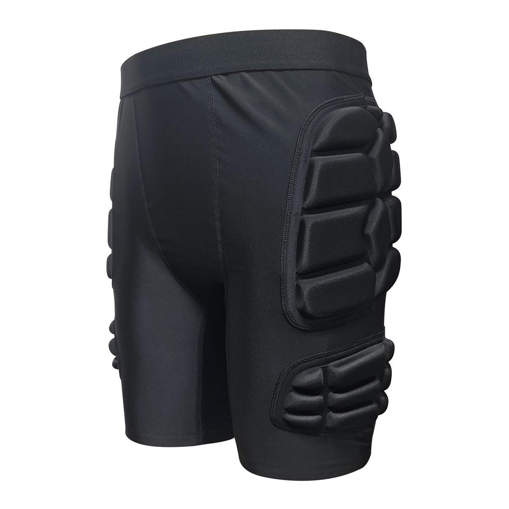 Thickened Sponge Anti-Collision Sports Shorts for Ski, Football, Rugby, and Goalkeepers