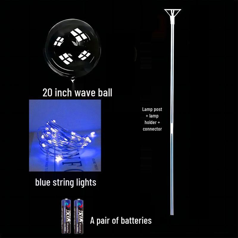 Светящийся шар Бобо - Прозрачный светодиодный светящийся шар для детских игрушек и свадебных украшений