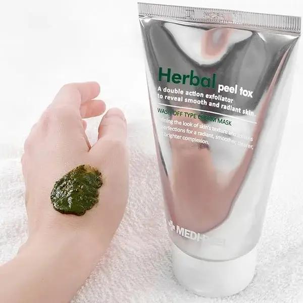 Очищающая пилинг-маска с эффектом детокса Herbal Peel Tox Wash Off Type Cream Mask Medi-Peel 120 мл