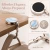 Portable Purse Hook Folding Bag Hanger Foldable Design Table Handbag Holder  Outdoor Activities