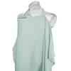 Women Breastfeeding Cover Up with 2 Pockets Adjustable Straps Breathable Nursing Cloak Breast Feeding Shawl